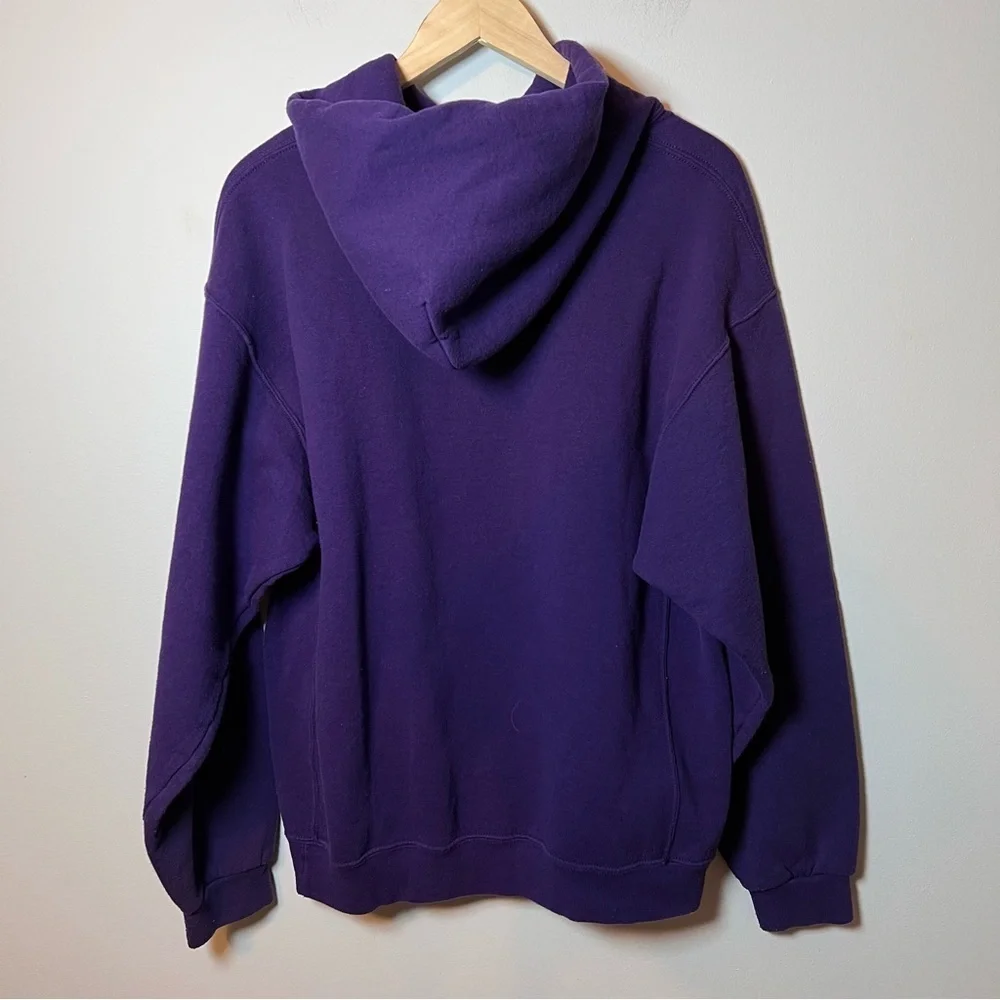 K-State Wildcats Hoodie Adult L Purple Unisex Russell Sweatshirt - Kansas City
